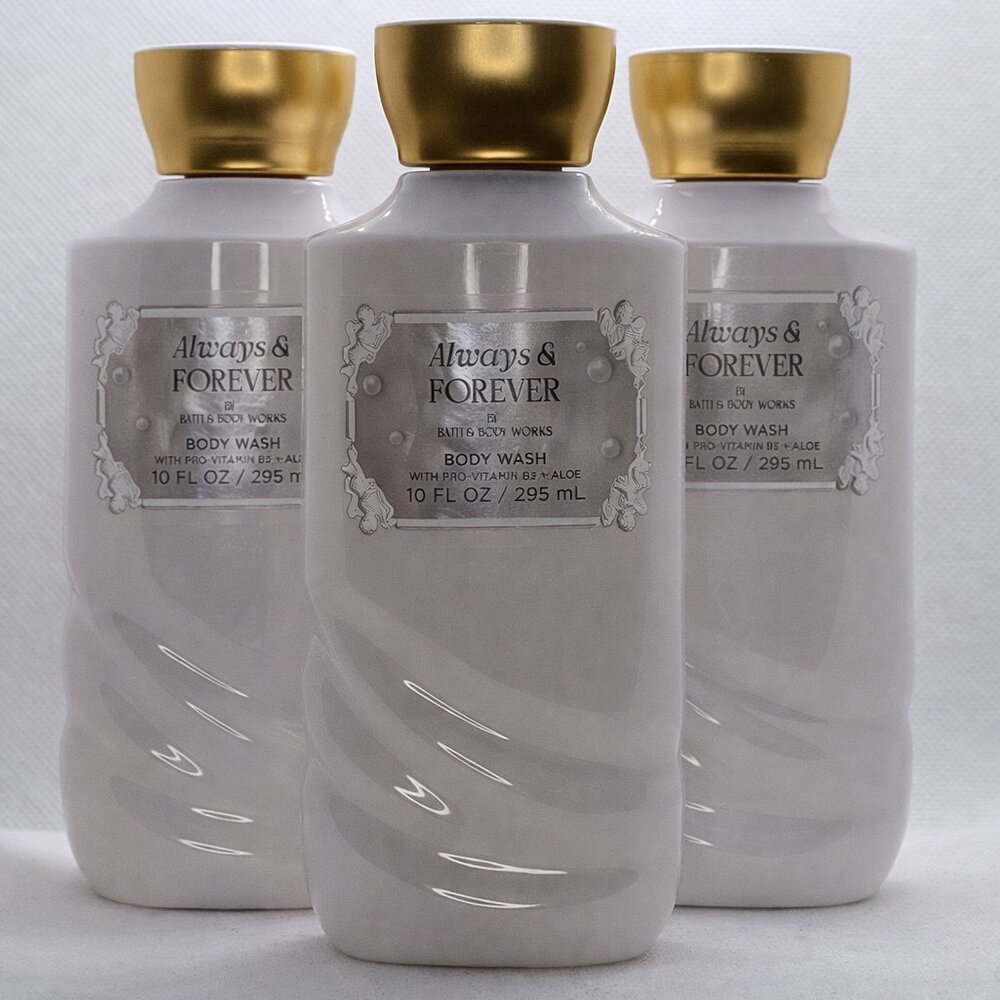 Bath & Body Works Body Wash Bundle ALWAYS & FOREVER 3Pack NEW